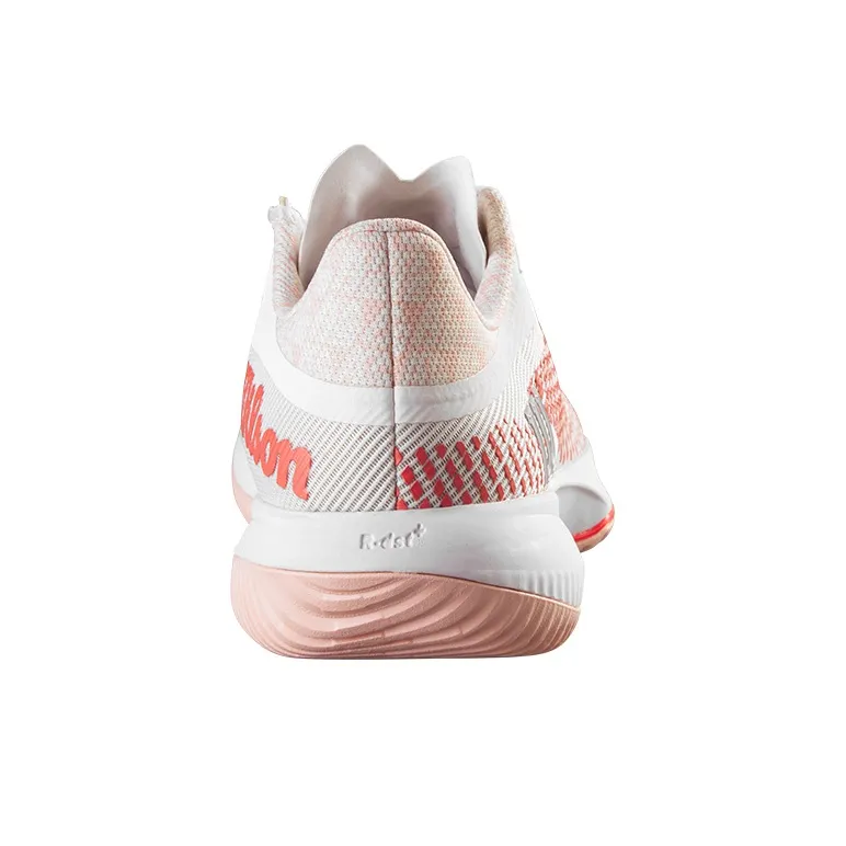 Wilson Kaos Swift 1.5 Slip Resistant, Abrasion Resistant Cushioning Low Top Tennis Shoes Women's White Red-3