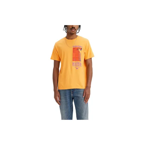 Levis T-Shirts Men Orange