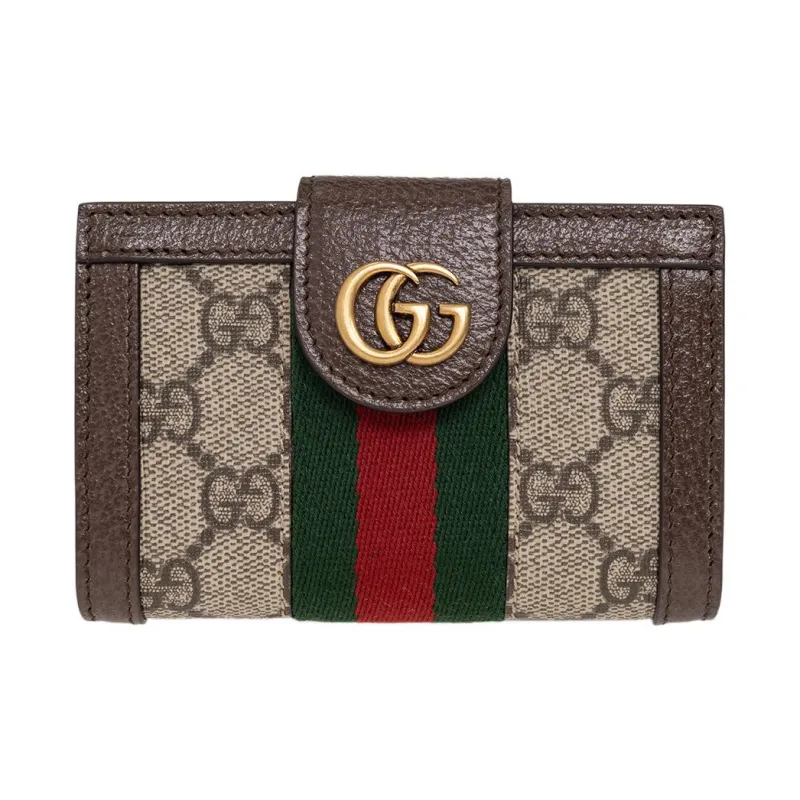 GUCCI Canvas With Leather Sling Bag, One Shoulder, Crossbody, Fanny Pack Men's Beige/Brown-1