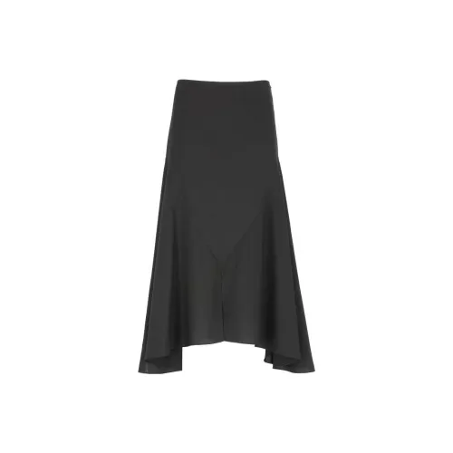 MARNI Asymmetric Wool Midi Skirt