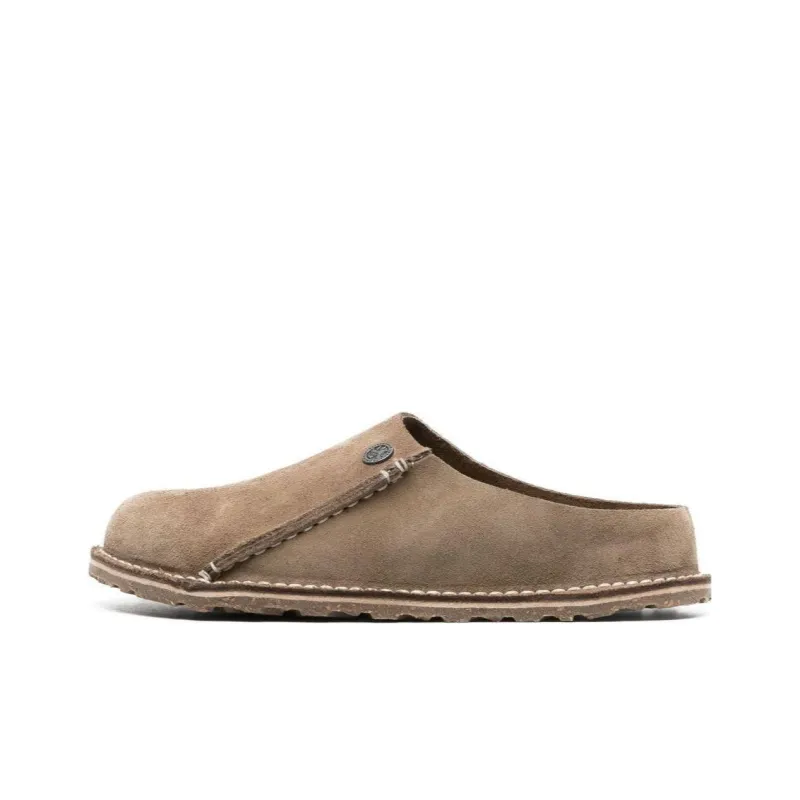 Birkenstock Zermatt Logo debossed Suede Slippers-0