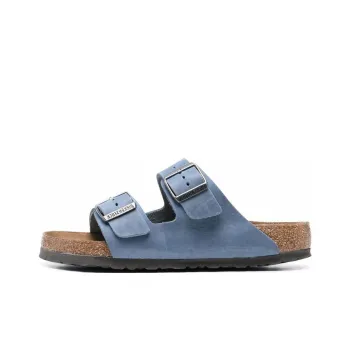Birkenstock Arizona Shearling Stylish Sandals Men's Blue