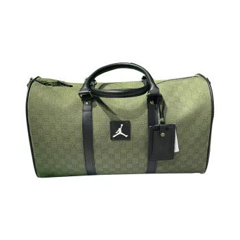 Jordan Polyester Luggage Bag Sports Bag Gym Bag Crossbody Bag One Shoulder Handbag Regular Unisex Army Green