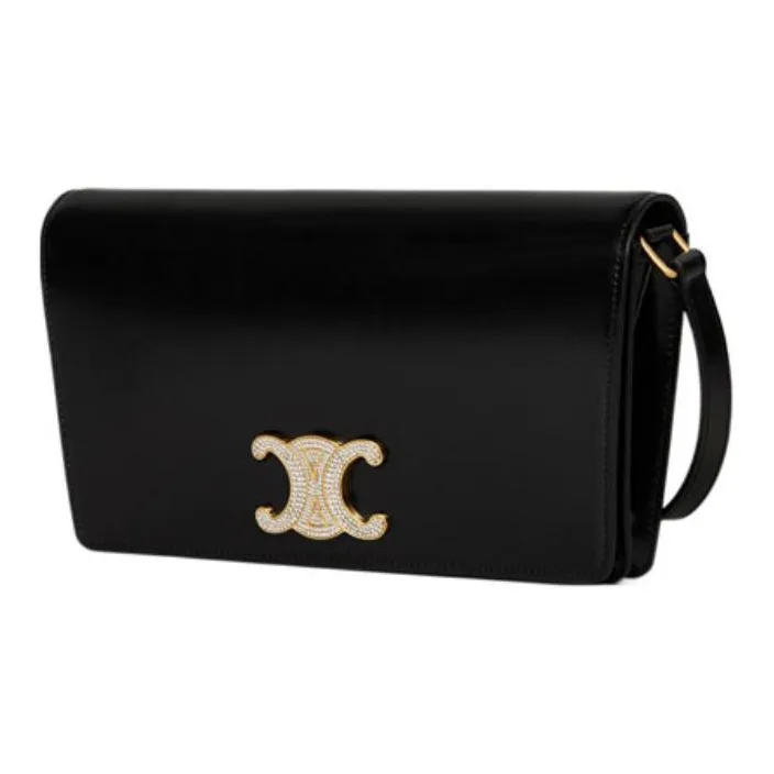 CELINE Triomphe Shoulder Bags-2
