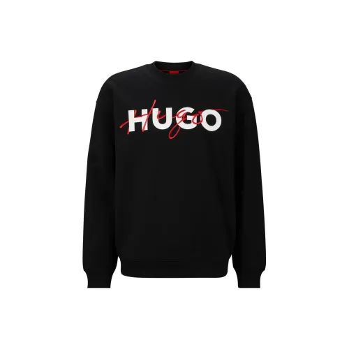 HUGO BOSS Embroidered-logo Crew-neck Sweatshirt