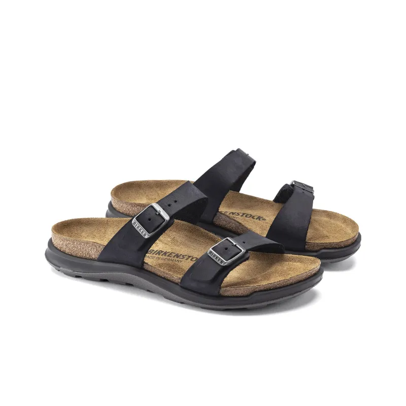 Birkenstock Sierra Waxy Leather Narrow Fit Sandals 'Black' Women's-2