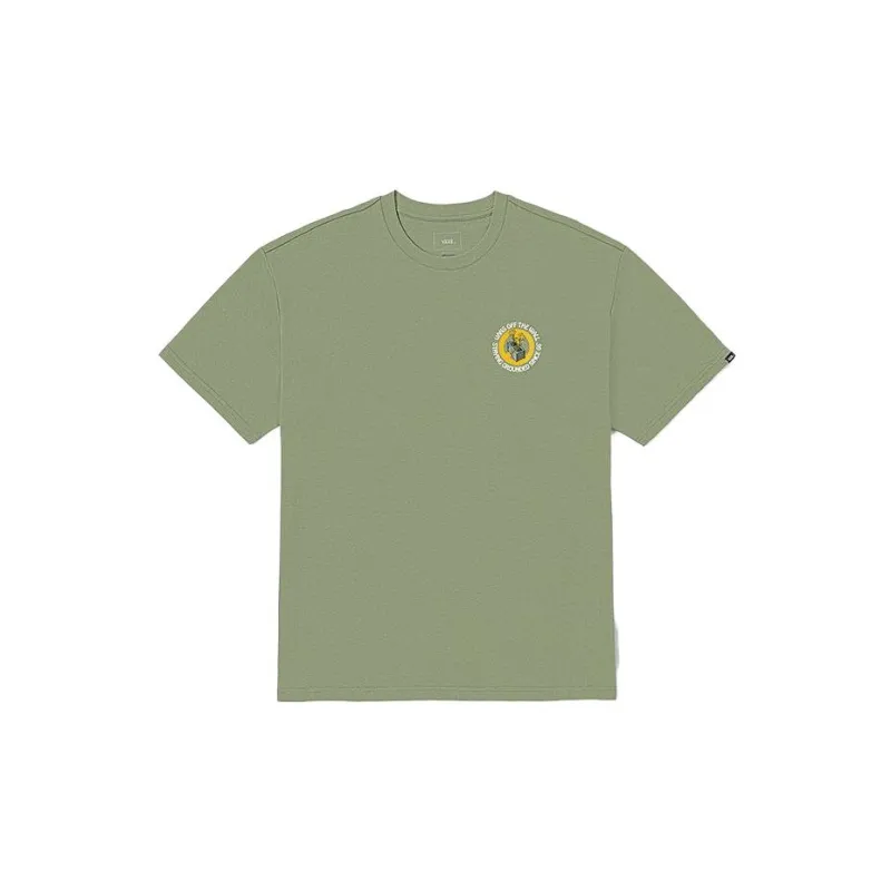 Vans Drop Shoulder Sleeve T-Shirt Unisex Green-1