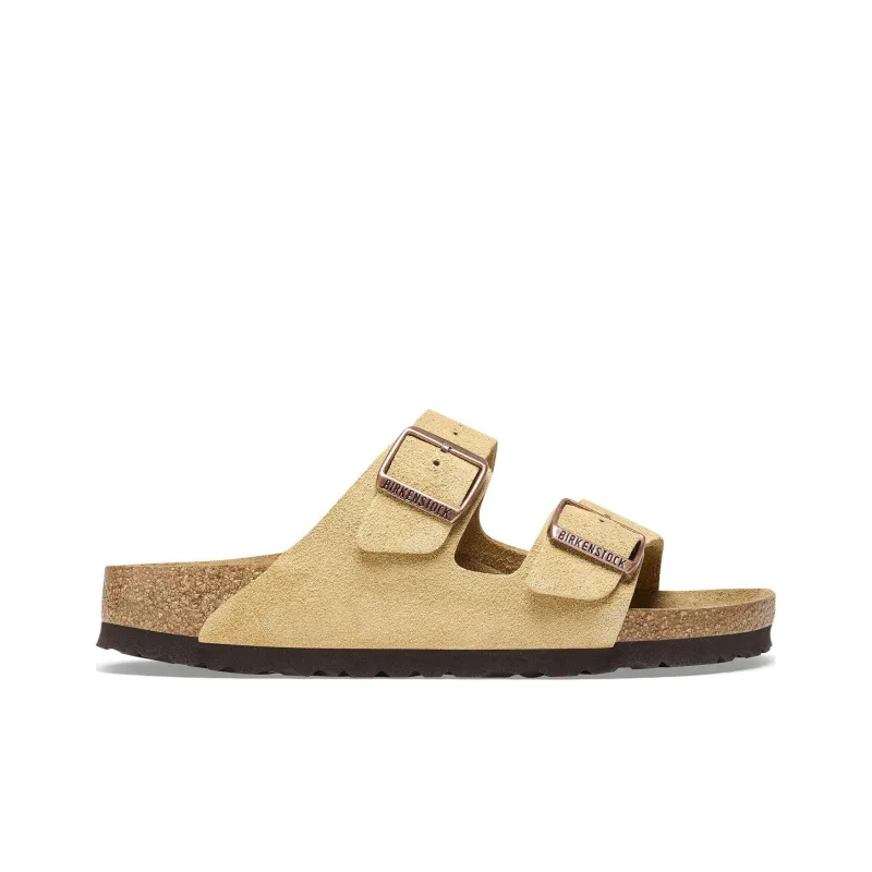 Birkenstock Arizona Buckled Suede Sandals-1
