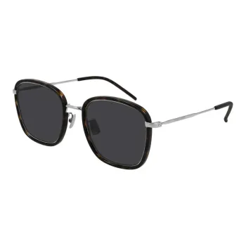 SAINT LAURENT Injection Molded Square Sunglasses Unisex Tortoiseshell