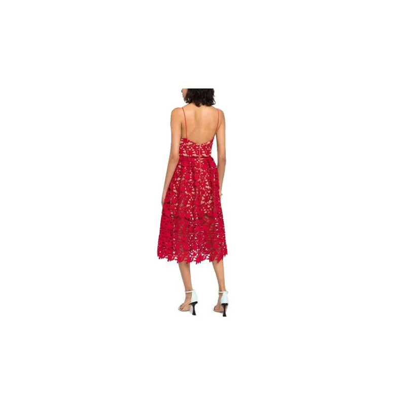 Self portrait Lace overlay Dress-1