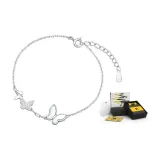 Endless Enchantment Butterfly Bracelet (S925 Silver)