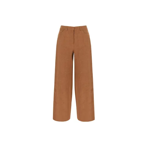 MaxMara Studio Casual Pants Women's Brown