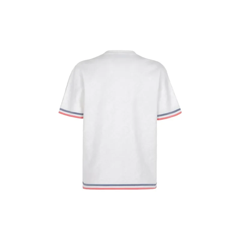 FENDI Monogram Detailed Crewneck T Shirt-2