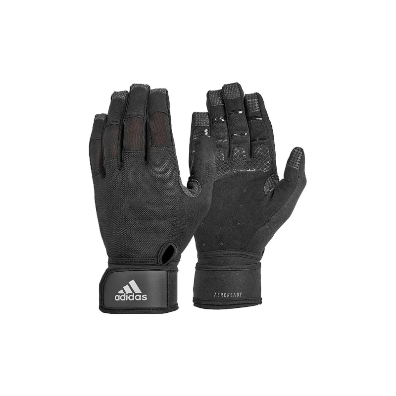 Adidas Riding Equipment Cycling Glove Home Training Gym Unisex Polyester S/M/L/XL Black-0