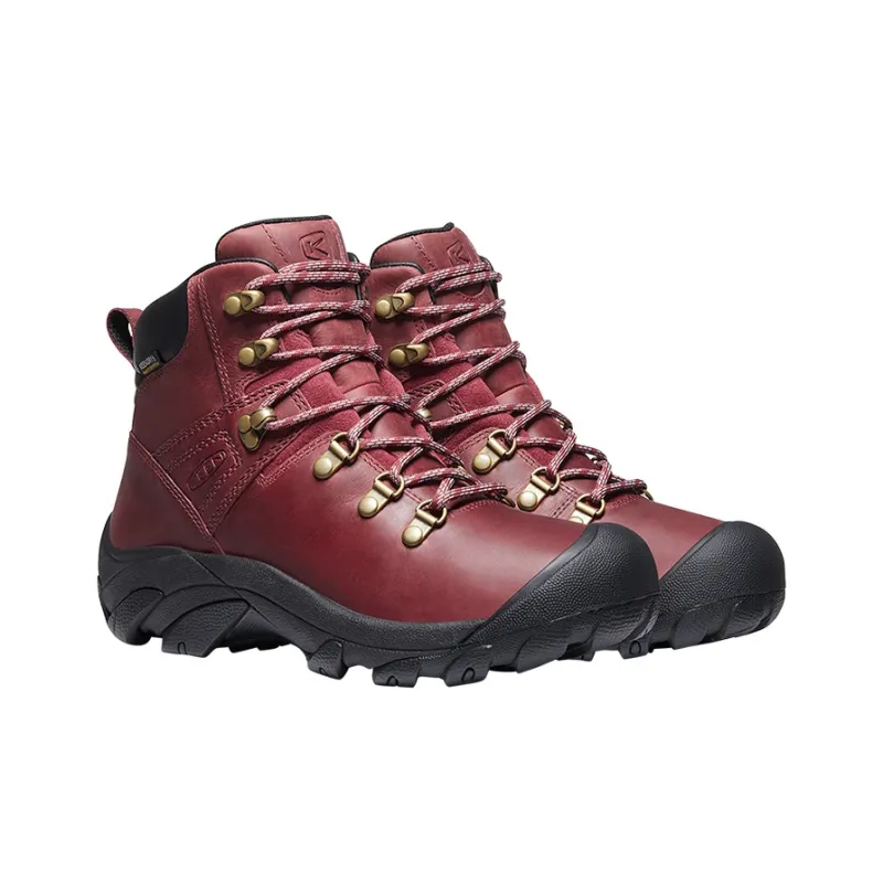 KEEN Pyrenees High Top Outdoor Shoes Women's Saffron Color-2