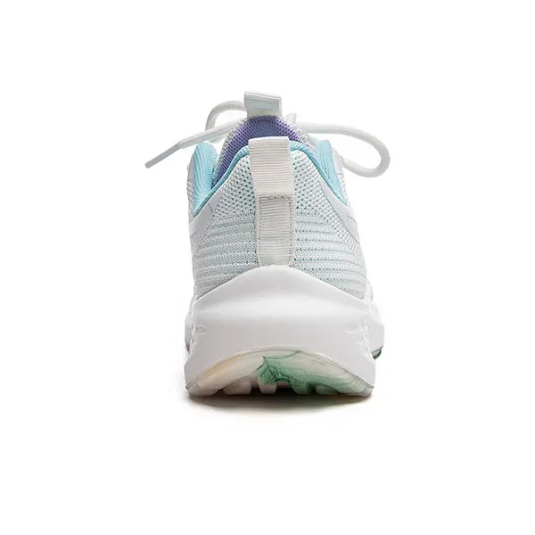 Warrior Running Wear resistant And Lightweight Low Top Casual Shoes Women's White Light Blue-3