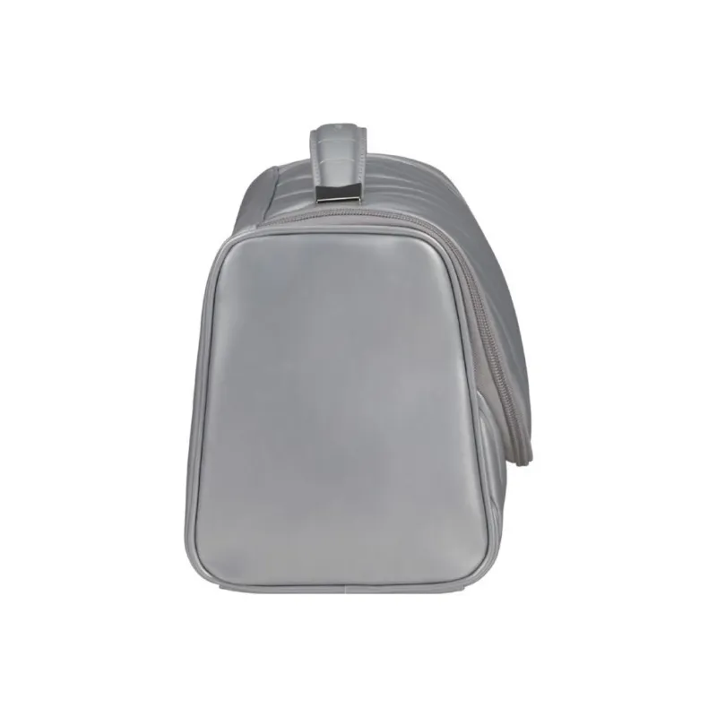 SAMSONITE C-LITE Polyurethane Dome Bag Handbag Travel Toiletry Bag Small Size Unisex Silver-4