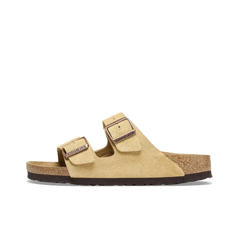 Birkenstock Arizona Buckled Suede Sandals-0
