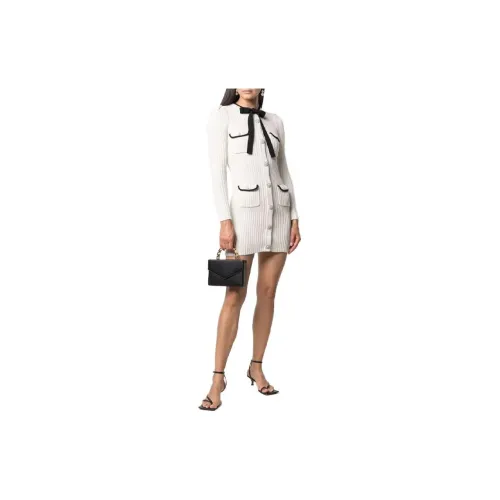 Self-portrait Long-Sleeved Dresses Women's White