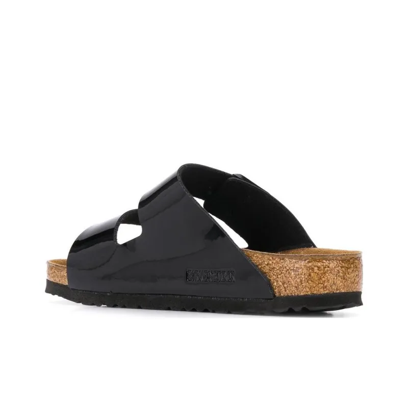 Birkenstock Arizona Birko Flor Patent Black Women's-2