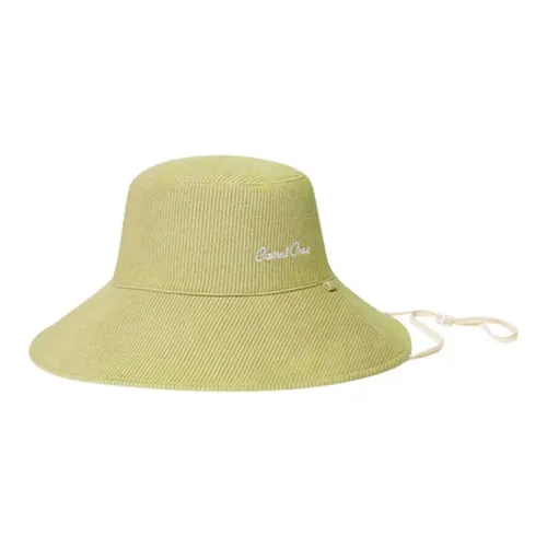 CAMEL Bucket Hats Women's Avocado Green/Gray White