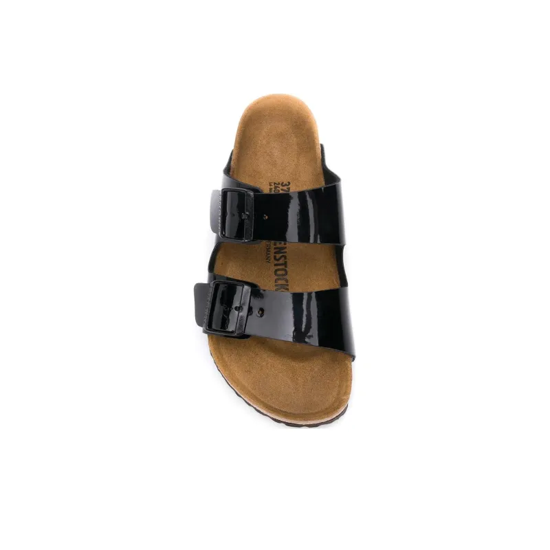 Birkenstock Arizona Birko Flor Patent Black Women's-3