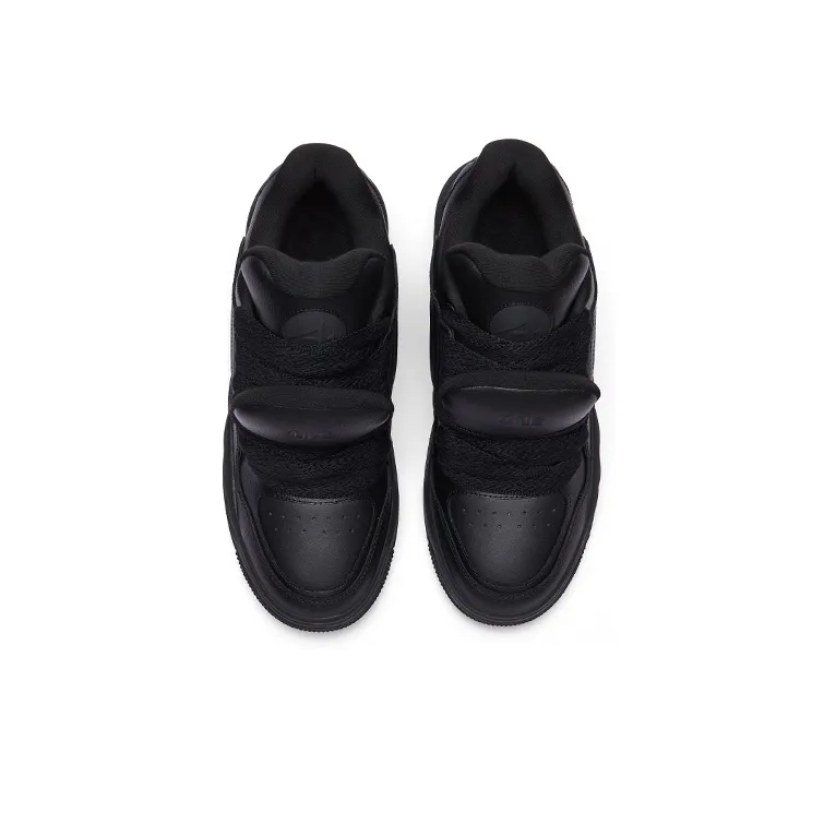A1 Double Tongue Puffy Shoes Height Increasing Wear-Resistant Skateboard Shoes Unisex-15