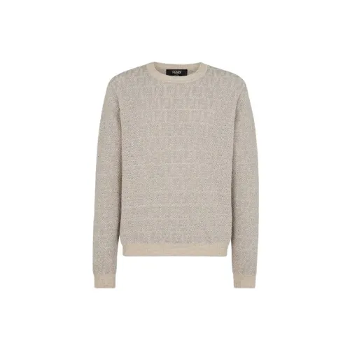 FENDI Sweaters Men Gray