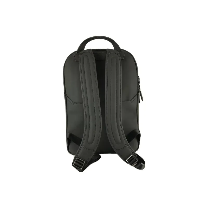 TUMI Leather Backpack Unisex Mandarin Orange Brush Color-6