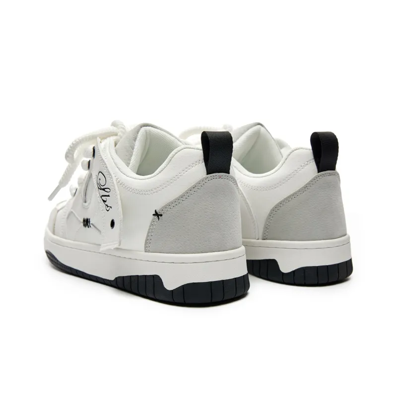 LAZY BONS Height Increasing Abrasion Resistant Breathable Slip Resistant Low Top Skateboard Shoes Unisex-10