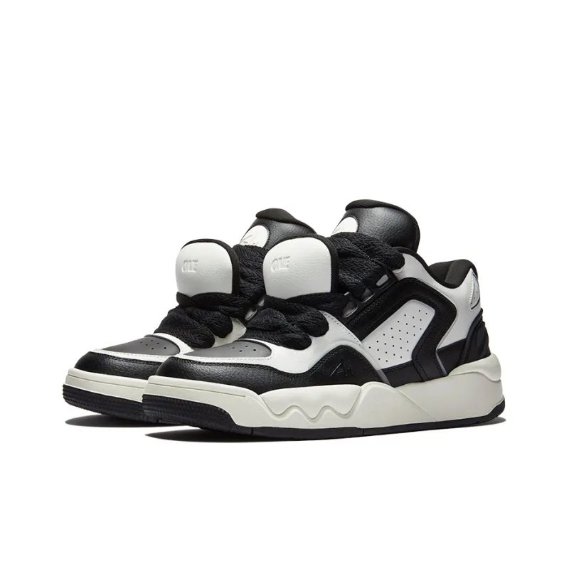 A1 Double Tongue Puffy Shoes Height Increasing Wear-Resistant Skateboard Shoes Unisex-8