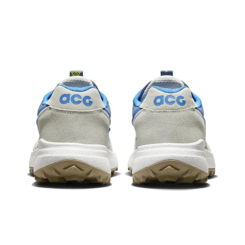 Nike ACG Lowcate Durable Breathable Low Top Outdoor Shoes Men's Blue Gray-4