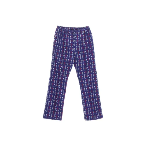 Needles Knitted Sweatpants Men Marine Blue