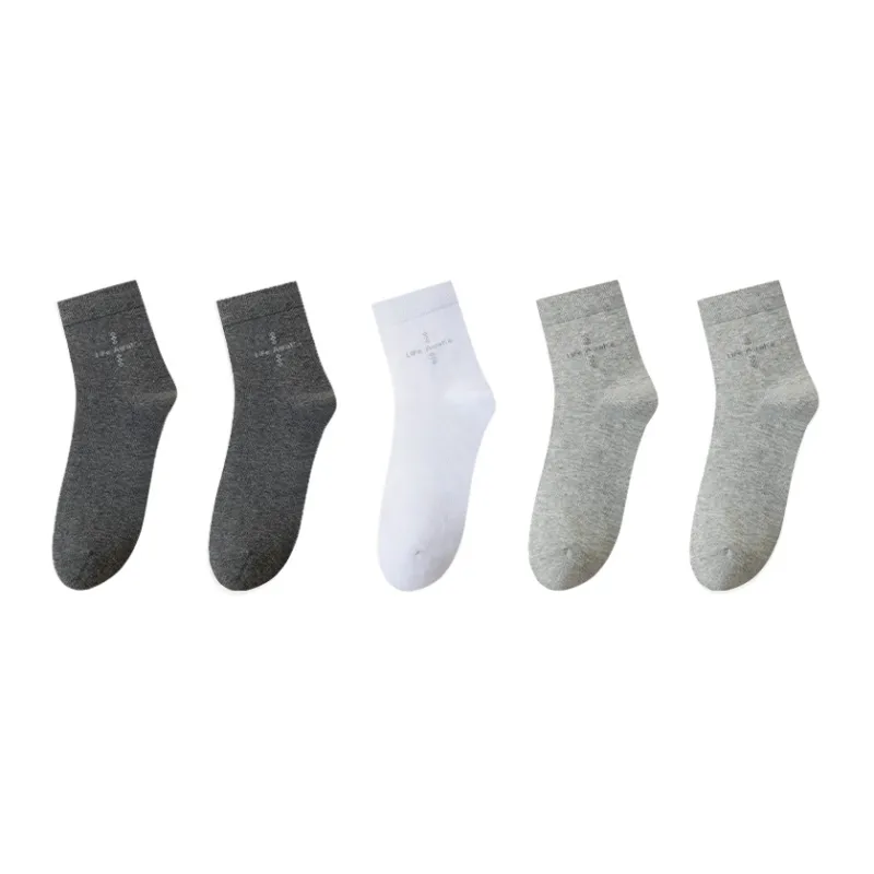 HLA Men Mid Calf Socks-18