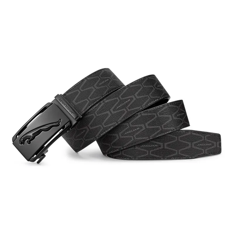 JAGUAR Cow Leather Leather Belts Men's Width: 3.5cm-1