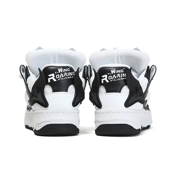 YJ Stylish Skateboarding Shoes Unisex Black White-4