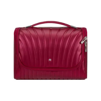 SAMSONITE C-LITE Dome Bag Handbag Travel Toiletry Bag Small Size Unisex Red