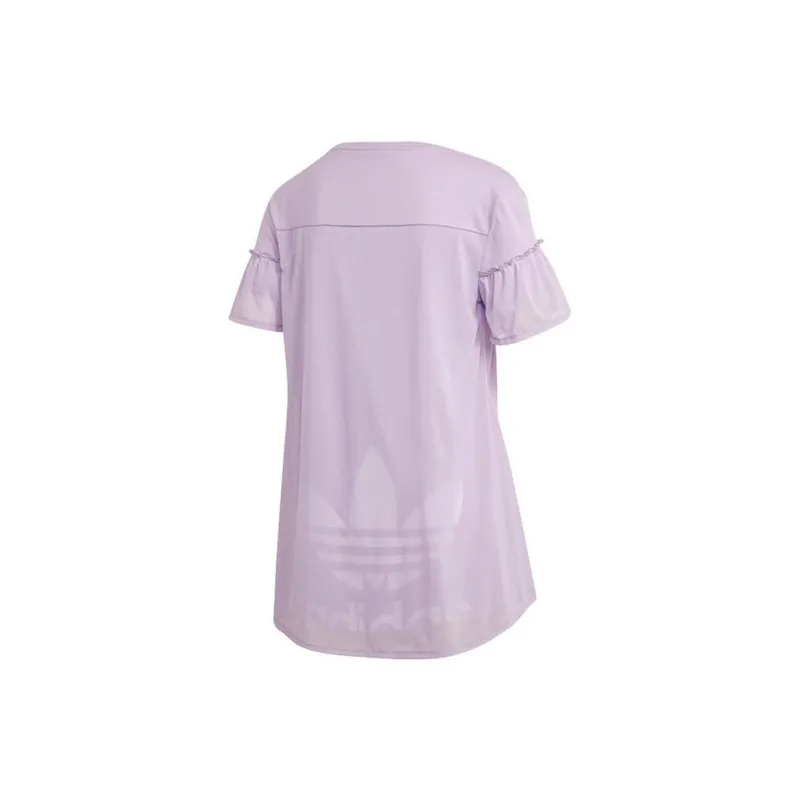 Adidas Originals T Shirt Women's Light Purple-1