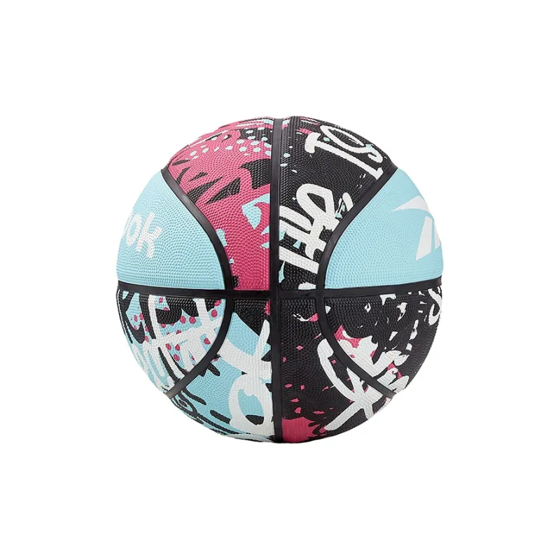 Reebok Rubber Basketball Light Blue Size 7 Training Unisex-3