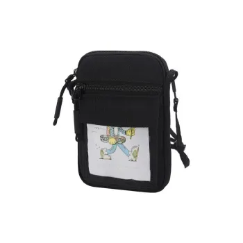 LiNing Steven Harrington Collaboration Canvas Canvas Bag Crossbody Bag Regular Unisex Black