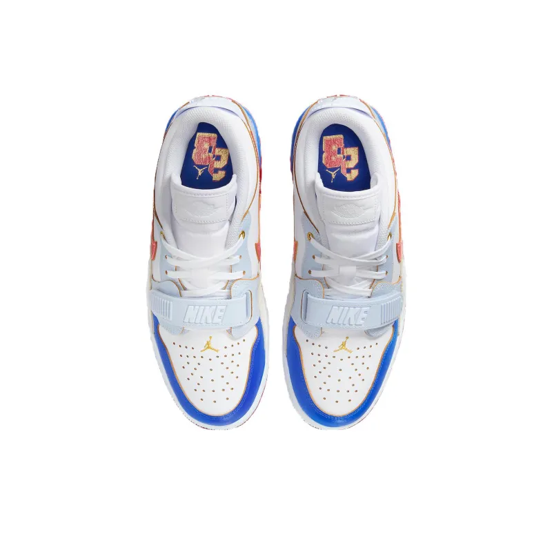 Jordan Legacy 312 Low 'White Game Royal University Red'-3