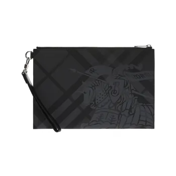Burberry Envelope Bag Clutches Men's Gray