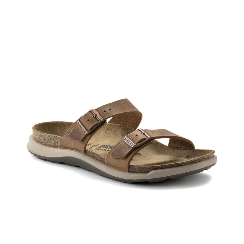 Birkenstock Sierra Waxy Leather Narrow Fit Sandals 'Ginger Brown' Women's-1