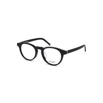 SAINT LAURENT Plate Frame Oval Eyeglass Frames Unisex