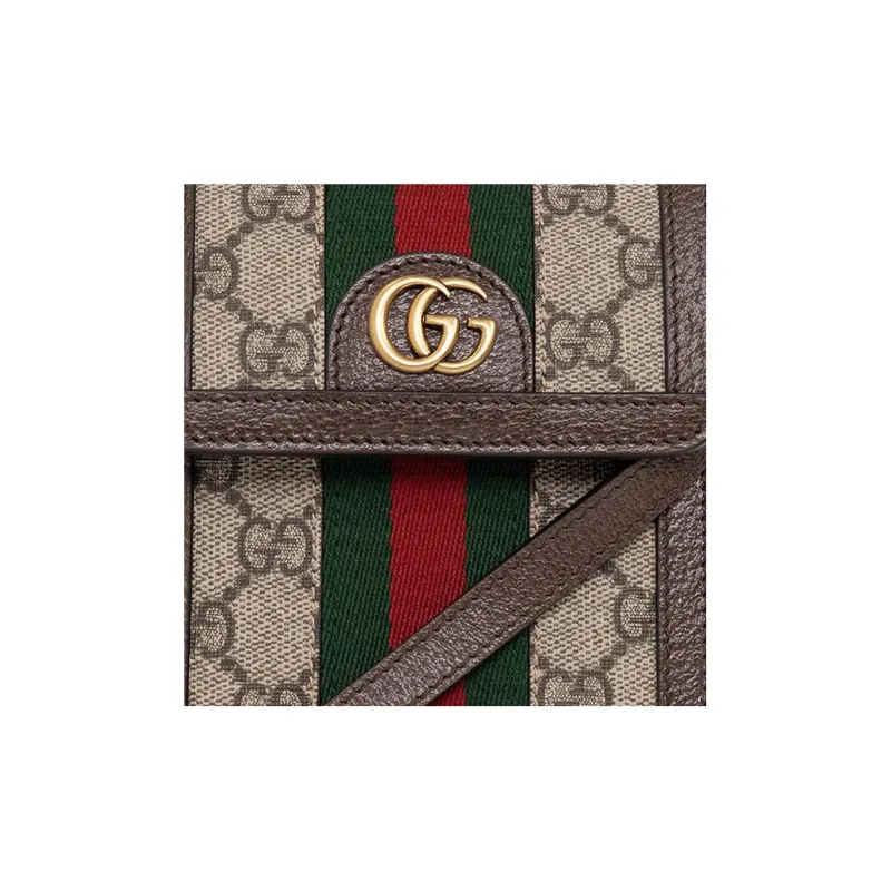 GUCCI Canvas With Leather Sling Bag, One Shoulder, Crossbody, Fanny Pack Men's Beige/Brown-4