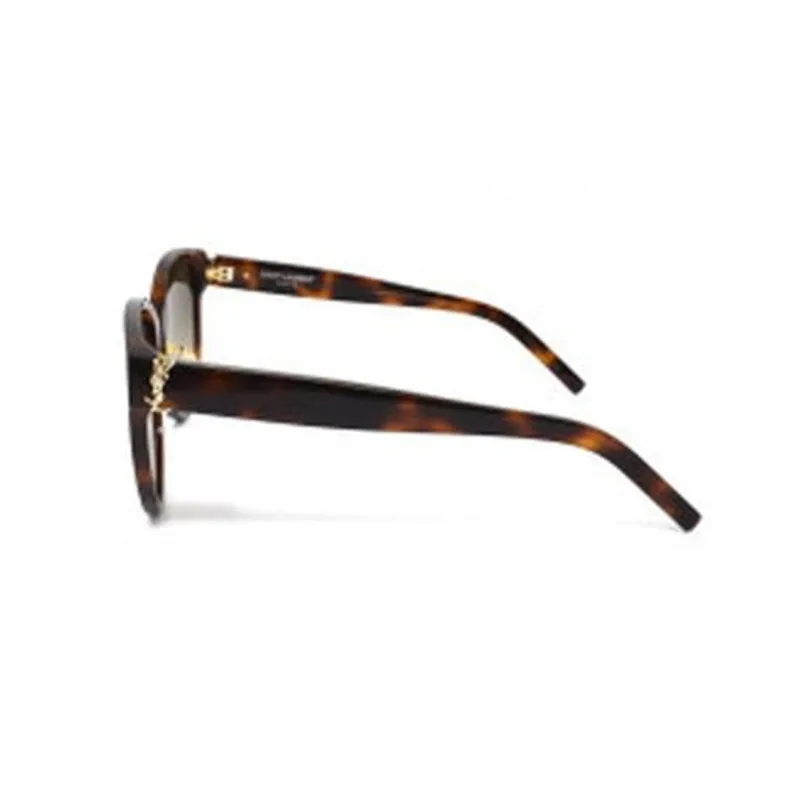 SAINT LAURENT Square Rounded Frame Sunglasses-1