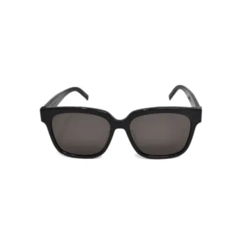 SAINT LAURENT Plastic Square Sunglasses Unisex Black