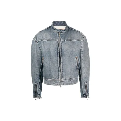 DIESEL Jackets Men Light Blue