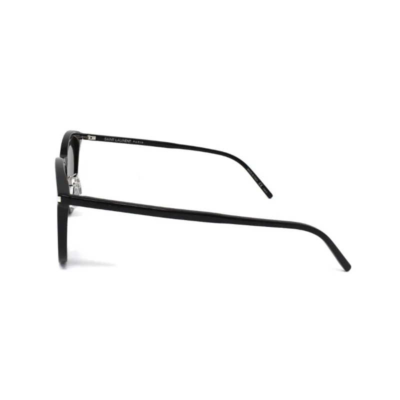 SAINT LAURENT Injection Molded Irregular Shape Sunglasses Unisex Black-2
