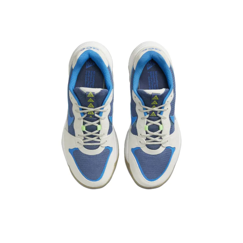 Nike ACG Lowcate Durable Breathable Low Top Outdoor Shoes Men's Blue Gray-3